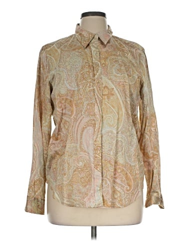 Lauren by Ralph Lauren Long Sleeve Button-Down Shirt (view 1)
