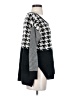 THML 100% Acrylic Houndstooth Black Pullover Sweater Size S - photo 4