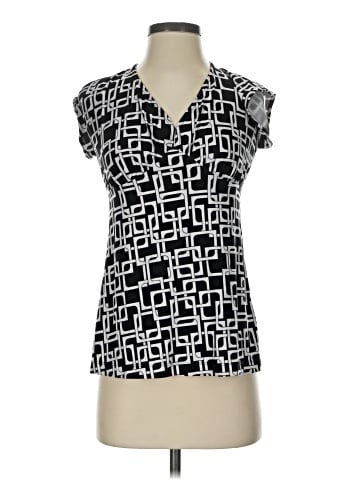 Essentials by Milano Short Sleeve Blouse (view 1)