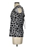 Essentials by Milano Black Short Sleeve Blouse Size S - photo 5