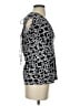 Essentials by Milano Black Short Sleeve Blouse Size S - photo 4