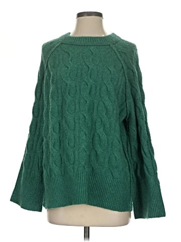 Pink Rose Pullover Sweater (view 1)