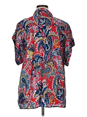 MULTIPLES Short Sleeve Blouse (view 2)