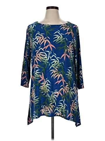 JM Collection 3/4 Sleeve Blouse (view 1)