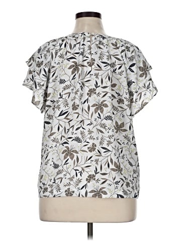 Ann Taylor LOFT Outlet Short Sleeve Blouse (view 2)