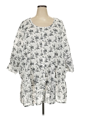 Ellos 3/4 Sleeve Blouse (view 1)