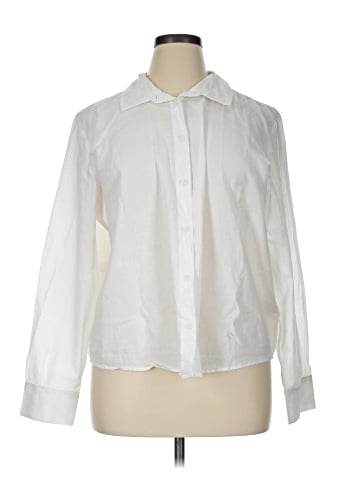 Divided by H&M Long Sleeve Button-Down Shirt (view 1)