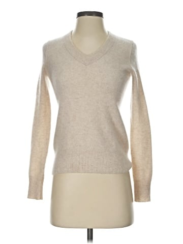 Aqua Cashmere Pullover Sweater (view 1)