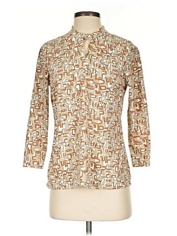 J. McLaughlin 3/4 Sleeve Button-Down Shirt (view 1)