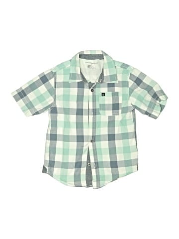 CALVIN KLEIN JEANS Short Sleeve Button-Down Shirt (view 1)