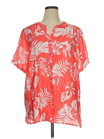 MULTIPLES Short Sleeve Blouse (view 1)