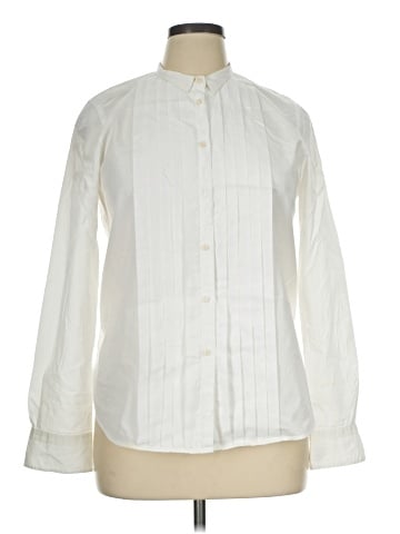 Thomas Mason for J.Crew Long Sleeve Blouse (view 1)