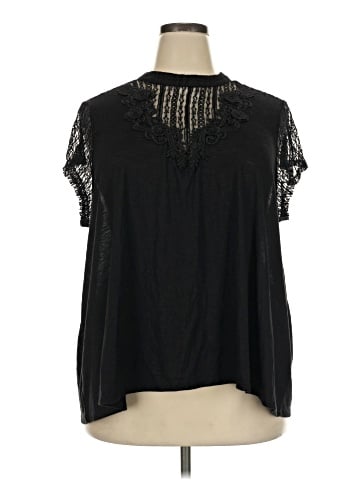 Paper Tee Short Sleeve Blouse (view 1)