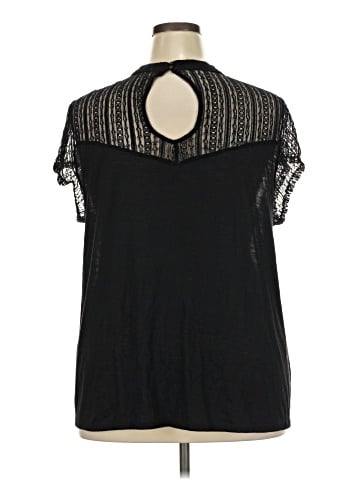 Paper Tee Short Sleeve Blouse (view 2)