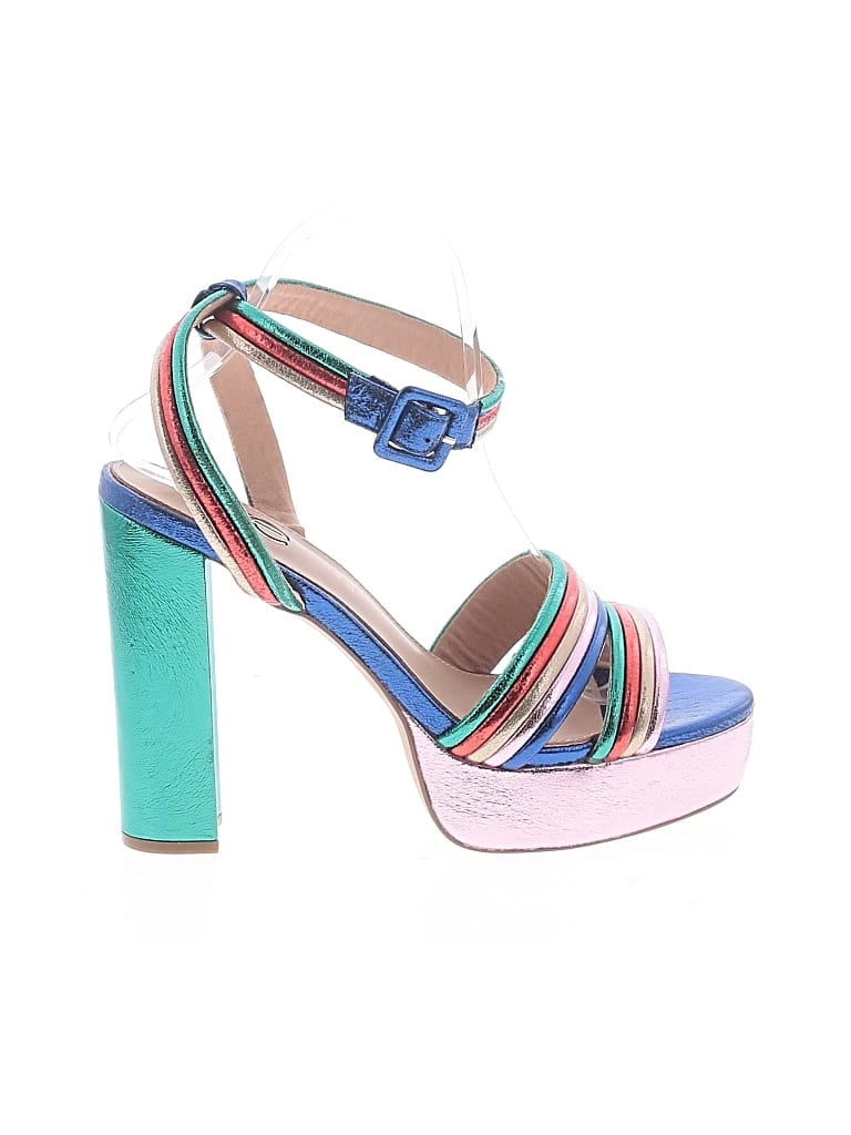 Pre-owned Exe' Sandals In Blue
