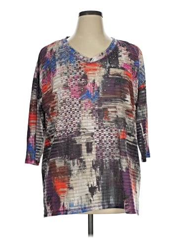 Onque Casuals 3/4 Sleeve Blouse (view 1)