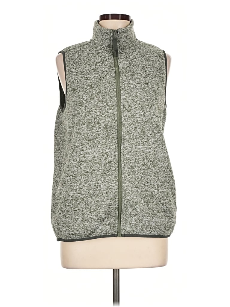 Pre-owned Eddie Bauer Sweater Vest In Green