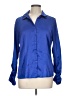 Eclair Blue Long Sleeve Blouse Size L - photo 1