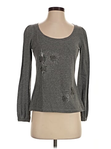 Ann Taylor LOFT Long Sleeve T-Shirt (view 1)