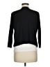 August Silk Black Cardigan Size M - photo 2
