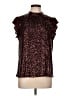 DR2 Burgundy Sleeveless Blouse Size L - photo 1