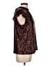 DR2 Burgundy Sleeveless Blouse Size L - photo 4