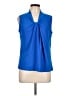 Kasper Blue Sleeveless Blouse Size L (petite) - photo 1