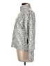 Pink Rose 100% Polyester Animal Print Silver Pullover Sweater Size L - photo 5