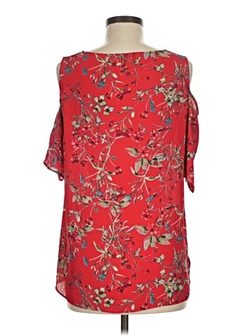 Rose + Olive Short Sleeve Blouse (view 2)