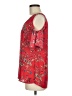 Rose + Olive 100% Polyester Red Short Sleeve Blouse Size M - photo 5