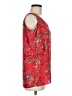 Rose + Olive 100% Polyester Red Short Sleeve Blouse Size M - photo 4