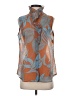 CAbi Orange Sleeveless Blouse Size S - photo 1
