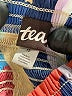Tea 100% Cotton Print Blue Dress Size 12 - photo 3