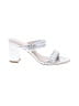 Stuart Weitzman Silver Sandals Size 6 - photo 1