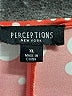 Perceptions Polka Dots Orange Casual Dress Size XL - photo 7