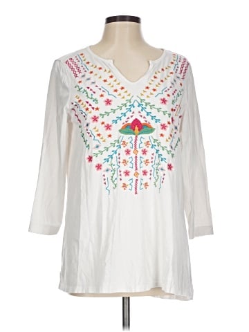 Ali Miles 3/4 Sleeve Blouse (view 1)