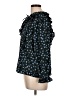 Ann Taylor LOFT Blue Long Sleeve Blouse Size Lg Petite - photo 5