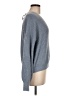 Pink Rose Gray Pullover Sweater Size M - photo 4