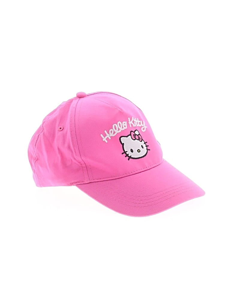 Pre-owned Hello Kitty Kids' Baseball Cap In Pink