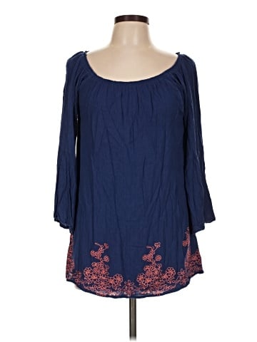 Blu Pepper 3/4 Sleeve Blouse (view 1)