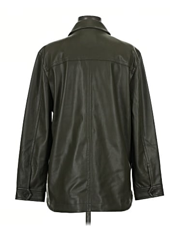 Madewell Vegan Leather Chore Jacket (view 2)