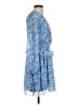 ASOS 100% Polyester Stars Blue Casual Dress Size 4 - photo 4