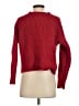 Joe Fresh Solid Red Pullover Sweater Size S - photo 2