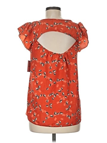 Mauve Short Sleeve Blouse (view 2)