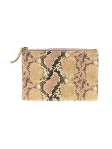 Madewell The Leather Pouch Clutch: Snake Embossed Edition (view 1)