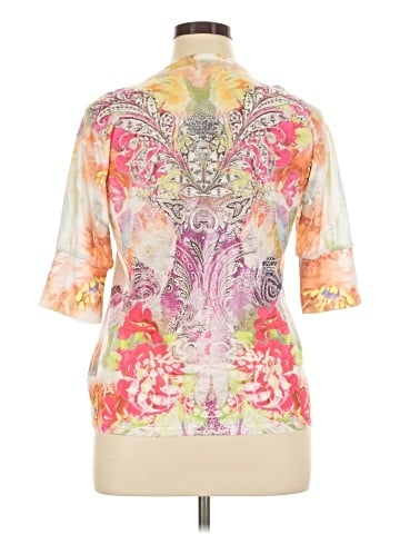 Bleu Short Sleeve Blouse (view 2)