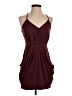BCBGeneration Burgundy Cocktail Dress Size XS - photo 1