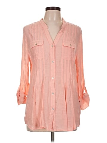 Ruby Rd. 3/4 Sleeve Button-Down Shirt (view 1)