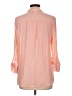 Ruby Rd. Pink 3/4 Sleeve Button-Down Shirt Size L - photo 2