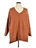 Terra & Sky Brown Pullover Sweater Size 2X - photo 1